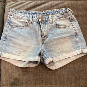 Denim shorts